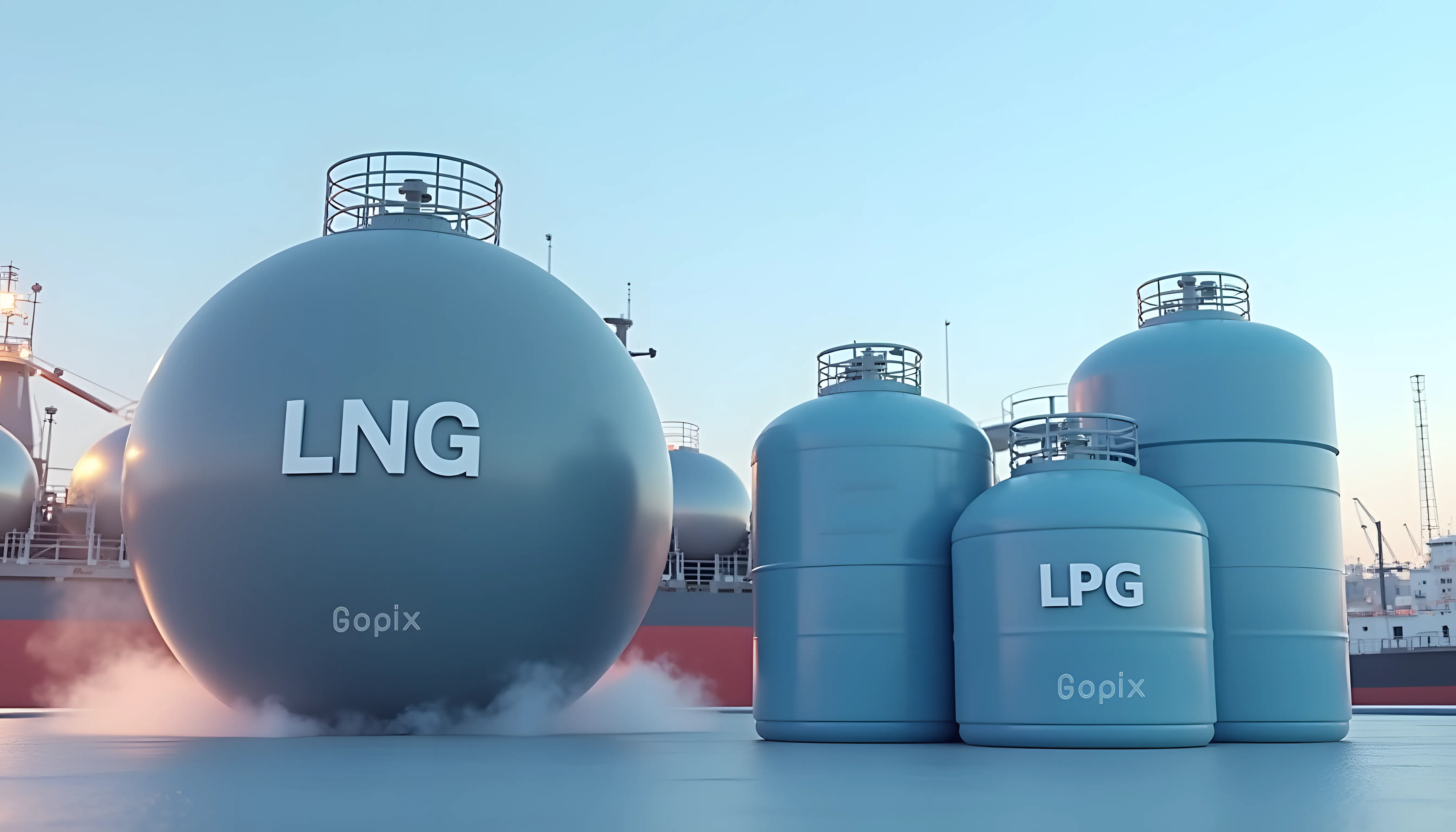 الغاز الطبيعي(LPG ,LNG)